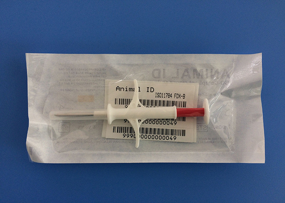 2,12 * 12 mm mikrochip Pet ID ze strzykawką do implantu 134,2 kHz transpondery do wstrzykiwań