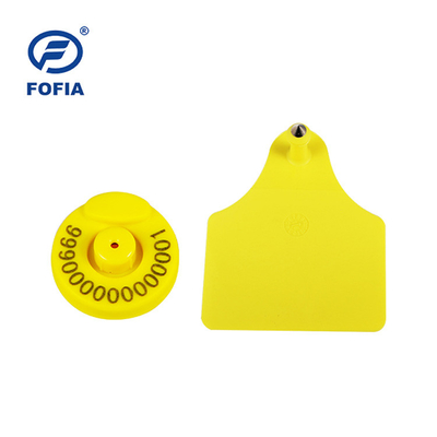 Zastosowalny trwały RFID ear tag dla hodowli zwierząt i uboju
