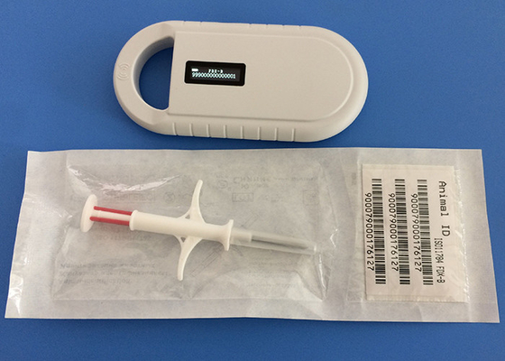 Częstotliwość 134,2 kHz Identyfikator zwierzęcia Microchip do identyfikacji ryb / szczurów Śledzenie transponderów do wstrzykiwań