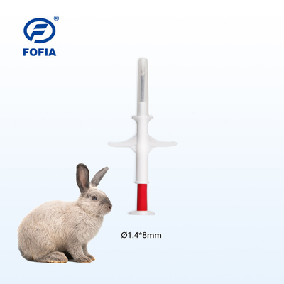 134,2 kHz RFID Animal ID Microchip 6 samoprzylepnych naklejek 5-10 cm Zasięg odczytu 6,86 g Waga
