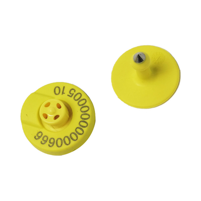 Wiarygodny RFID Ear Tag ISO11784/5 HDX R/W 6.7g Waga Niestandardowe etykiety dla zwierząt gospodarskich