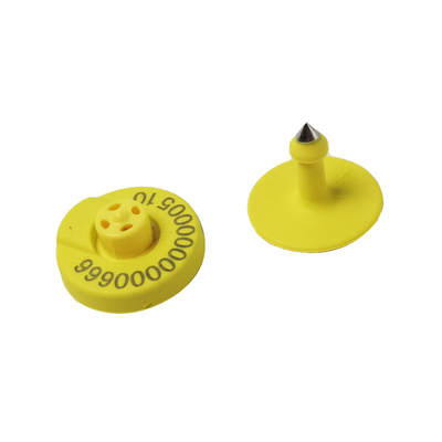 134.2 Khz Easy Yellow Electronic Ear Tags dla bydła