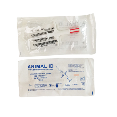 134.2 KHz Częstotliwość Pet ID Microchip 2.12*12mm Wielkość Zakres odczytu 5-10cm Transponder Syrynka