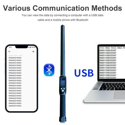 ISO11784/5 RFID ręczny 134.2khz Długodystansowy czytnik Uhf RFID Czytnik słuchów bydła