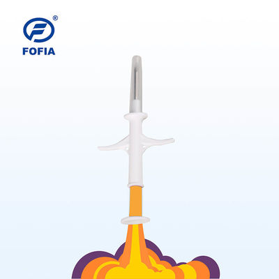 Mikrochip transponder ISO do identyfikacji zwierząt domowych i monitorowania temperatury z czujnikiem temperatury i patentem FOFIA