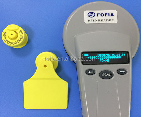 Waterproof Solar RFID Ear Tag with 350N Tension 134.2KHz Frequency and 5 Years Warranty for Livestock Identification