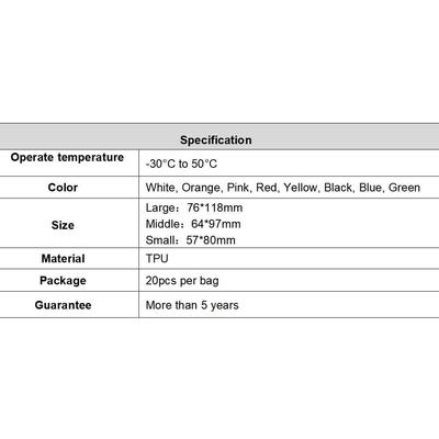 RFID Ear Tag for Livestock Management with Large Size 76*118mm Middle Size 64*97mm and Small Size 57*80mm