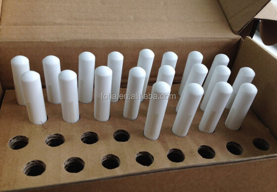 Biokeramiczny RFID Eartag dla bydła z 15-bitowym kodowaniem laserowym Etching 134.2kHz wodoodporny znak identyfikacji zwierząt