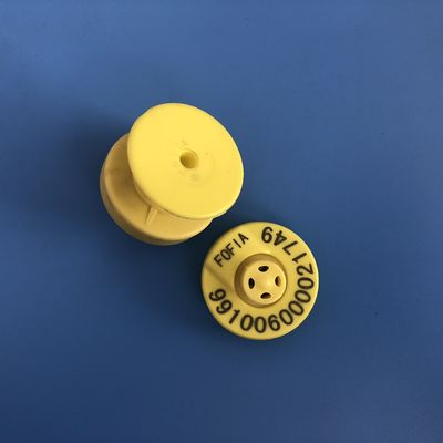 Wytrzymały 134,2 kHz elektroniczny tag słuchowy dla zwierząt hodowlanych ze standardem ISO11784/5 FDX-B i wodoodpornym materiałem TPU