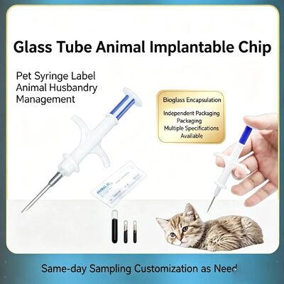 Wysokiej precyzji Mini Animal Microchip Syringe for Small Dogs and Cats ZS007