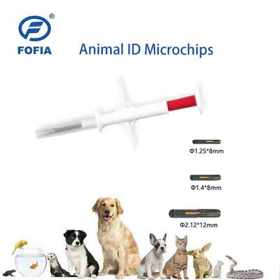 Certyfikat ICAR FOFIA ZS007 RFID 134,2 kHz Mikrochip zwierzęcy z chipem FDX/EM4305 IP67 Wodoodporny do opakowań z tworzyw sztucznych do wstrzykiwania zwierząt gospodarskich i zwierząt domowych