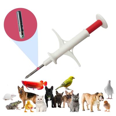 Wysokiej precyzji Mini Animal Microchip Syringe for Small Dogs and Cats ZS007