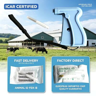 A new generation of 2-in-1 implantable Identification  Microchip for All Kinds of Animals ZS005
