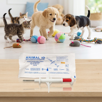 Zwierzę ID Microchip Ultra Small Identification Chip dla zwierząt domowych ICAR Certified Veterinary Clinic and Animal Tracking Systems