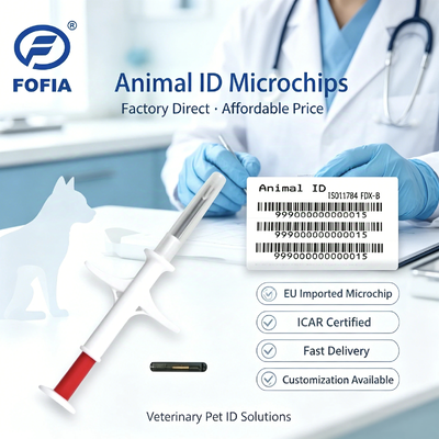 Sterylizowany wszczepialny mikrochip ICAR z normą ISO11784/5 FDX-B do identyfikacji zwierząt