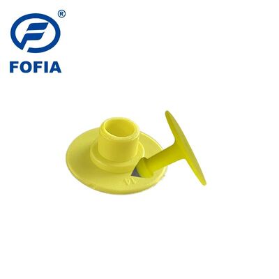 Zwierzęce znaczniki uszu Plastikowe świnie znacznik uszu identyfikacyjny znacznik personalizacyjny logo Numer znacznik uszu bydła z chipem RFID