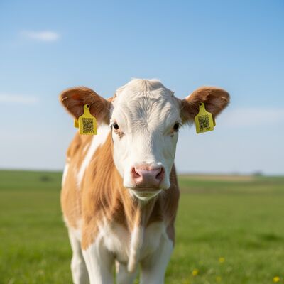 FOFIA Kowie TPU Wizualnie Żółty Hodowlany Łączy Kowie Ucho Tagi T921 Model
