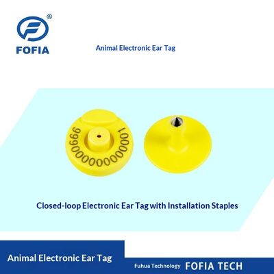 Nowy FDX niskiej częstotliwości elektroniczny tag słuchowy RFID full-duplex świnia bydło otwarte/zamknięte usta identyfikacja zwierząt