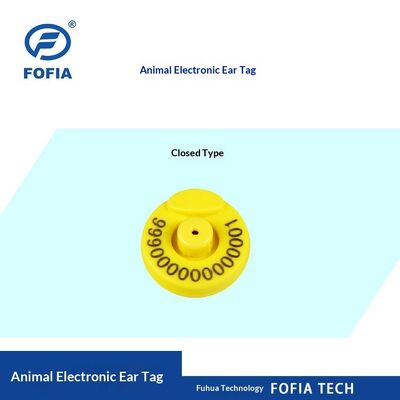 Nowy FDX niskiej częstotliwości elektroniczny tag słuchowy RFID full-duplex świnia bydło otwarte/zamknięte usta identyfikacja zwierząt