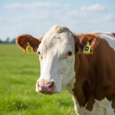 T921 Nowy Fofia Zwierzęce oznakowanie uszu Żółty Kozie oznakowanie uszu Wysokiej jakości RFID TPU Hodowlany Koń Bydło 1,5 roku gwarancji