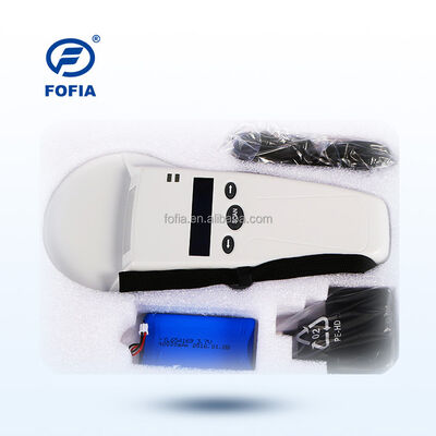 Ręczny czytnik RFID FOFIA z trwałego tworzywa sztucznego z ekranem OLED 128x32/USB do stosowania w przypadku zwierząt domowych, gospodarstw rolnych i ranczo na duże odległości