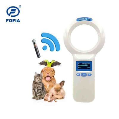 wodoodporny FOFIA PT200 RFID czytnik przenośny 128x64 OLED ekran Długodystansowe odczytywanie 10-20m Protokół ISO11784/5