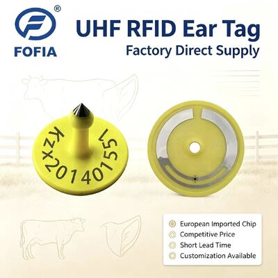 Fofia ICAR ET926 wodoodporny RFID TPU Zwierzęce etykiety ucha FDX-B 134.2Khz EM4305 Chips Hodowla Bydło Trzody chlew Świnia Owiec