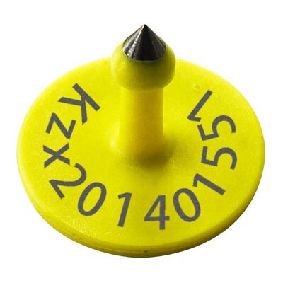 Rozmiar 14,5 mm TPU Niestandardowe kolczyki dla zwierząt gospodarskich Częstotliwość 134,2 kHz
