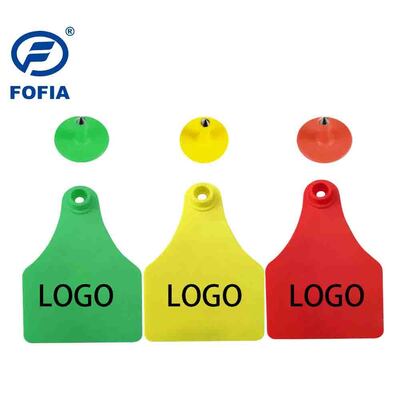 FOFIA ET921 Plastikowe etykiety uszu krowiego, śledzenie zwierząt, kodowanie laserowe, różne rozmiary, bydło, owce, świnie