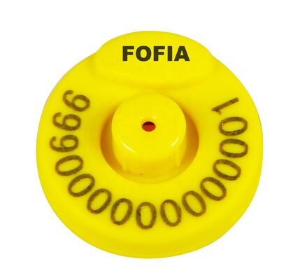 Elektroniczne kolczyki RFID z pełnym certyfikatem ICAR FOFIA dla zwierząt gospodarskich