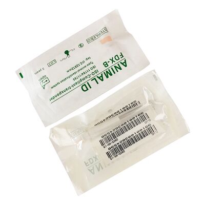 Mikroczip dla zwierząt Fofia RFID 134,2 kHz z certyfikatem ICAR, typ dzielony, 2,12*12 mm, model ZS005, wodoodporny, nowy, 1,5 roku