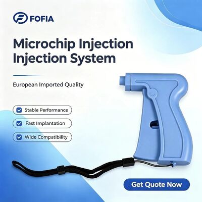 Fofia 2026 Nowy bestsellerowy mikrochip RFID 134,2 kHz dla psów i zwierząt, dzielony, plastikowy ZS008, wodoodporny do iniekcji dla zwierząt
