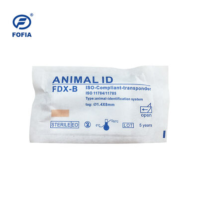 Fofia 2026 Nowy bestsellerowy mikrochip RFID 134,2 kHz dla psów i zwierząt, dzielony, plastikowy ZS008, wodoodporny do iniekcji dla zwierząt