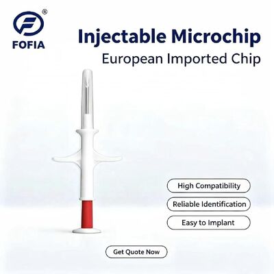 Certyfikowany przez ICAR FOFIA RFID 134.2kHz Animal Microchip FDX/EM4305 Chip IP67 wodoodporny dla zwierząt domowych