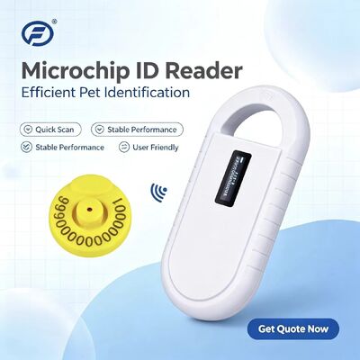 Czytnik kart RFID z mikroczipem dla zwierząt Fofia PT160, plastikowy, ręczny, 134,2 kHz, ekran OLED, bateria litowa USB, certyfikat CE, ISO, zasięg 5-10 cm