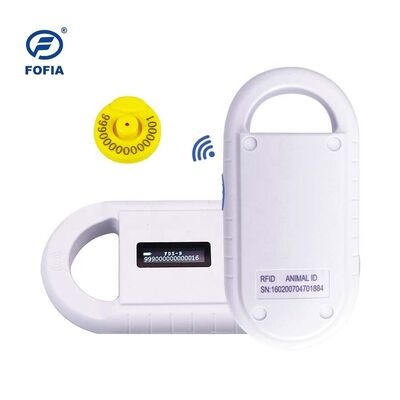 Fofia Ręczny Plastikowy Microchip Zwierzęcy Czytnik Kart RFID PT160 134.2kHz Ekran OLED USB Bateria litowa CE Certyfikowany ISO