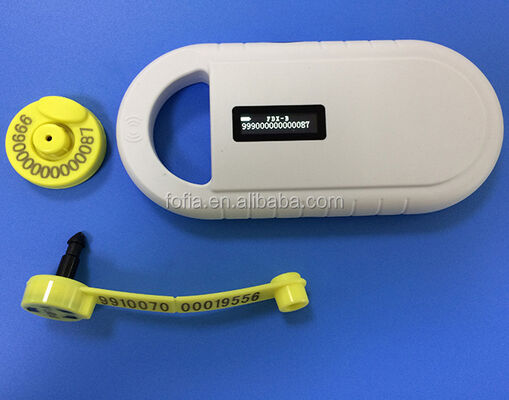 Fofia Ręczny Plastikowy Microchip Zwierzęcy Czytnik Kart RFID PT160 134.2kHz Ekran OLED USB Bateria litowa CE Certyfikowany ISO
