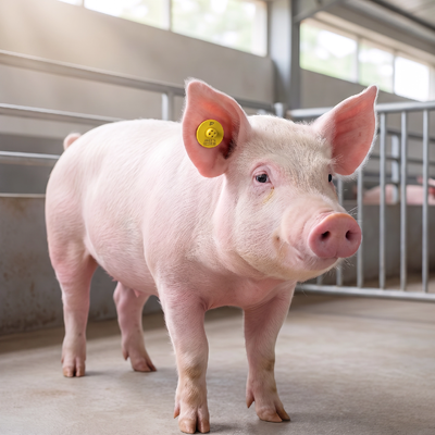 FULL ICAR Certified 134.2KHz FDX-B RFID Sheep Ear Tag dla śledzenia bydła ET908