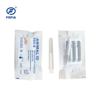 Fofia 2026 New Hot Selling RFID 134.2kHz Dog Animal ID Microchip Split Type Plastic ZS008Waterproof Blue 3-Year Warranty for Pet