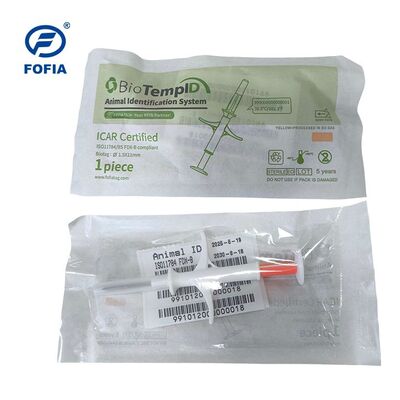 ICAR Certyfikat Fofia Nowy czujnik temperatury Gorący mikroczip RFID PP Animal ID wodoodporny dla psów i kotów