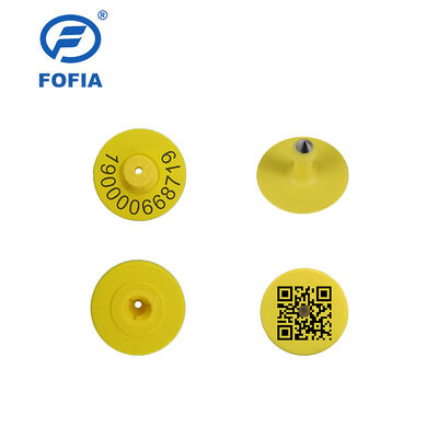 Nowy UHF Elektroniczny wodoodporny RFID TPU 5,7 mm Żółty Etykiety uszu ET933+T901 Chipy 5 lat gwarancji