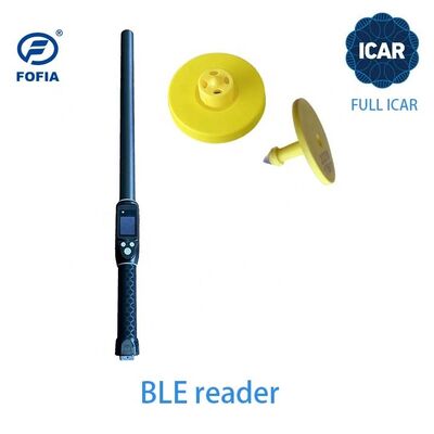 Nowy pełny ICAR ET908+T901 wodoodporny RFID LF TPU Żółte etykiety uszu zwierzęce 14,5 mm Chipsy bydło krowie 5 lat gwarancja bydło