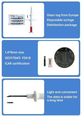 FOFIA Nowy RFID 134,2 kHz Mikrochip dla zwierząt FDX/EM4305 Chip IP67 wodoodporny