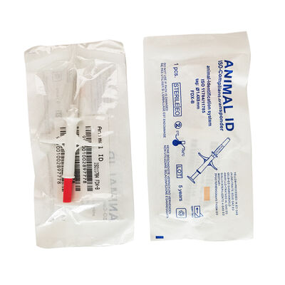 RFID Injectowalny Mikrochip dla Zwierząt 134,2 kHz FDX EM4305 1,4 x 8 mm Wodoodporny IP67 Certyfikowany przez ICAR Tag Identyfikacyjny dla Zwierząt