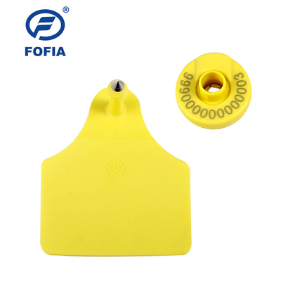 125 kHz ISO11784 / 5 FDX - B Rfid Animal Ear Tag Do zarządzania owcami dla bydła