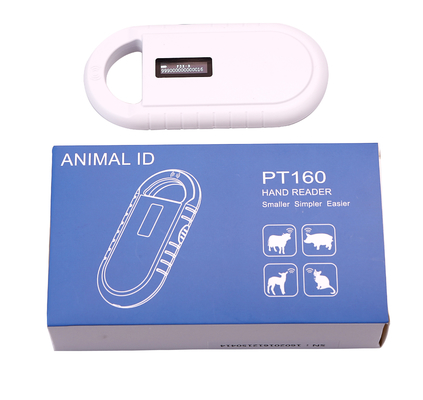 Iso11784 / 5 Fdx - B Mały skaner Rfid Microchip, Rfid Microchip Reader Pt160