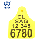125KHZ ISO11784 / 85 TPU Plastikowe kolczyki na ucho dla zarządzania identyfikacją bydła