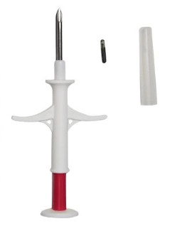 6,86 g Strzykawka z transponderem ISO z mikrochipem Sterylizacja gazowa EO 1,4 * 8 mm