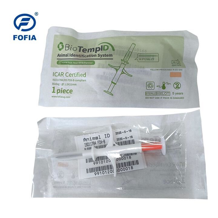 Transponder RFID do pomiaru temperatury zwierząt HT003 - Monitorowanie w czasie rzeczywistym dla klinik weterynaryjnych