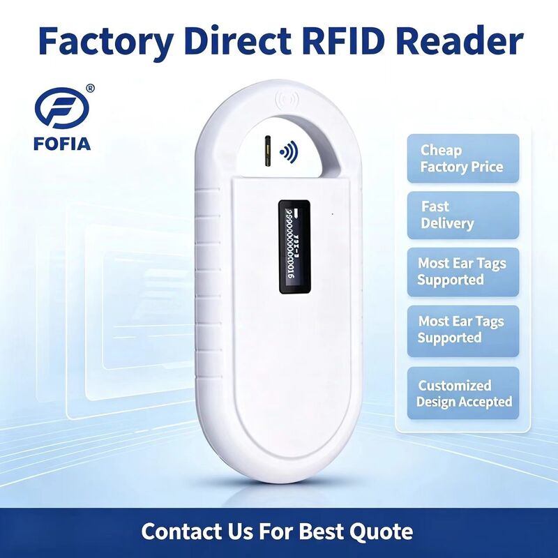 Drukowany czytnik kart RFID z mikrochipem zwierzęcym PT160 134,2 kHz OLED Screen USB Lithium Battery CE Certified ISO 11784/11785 Protocol